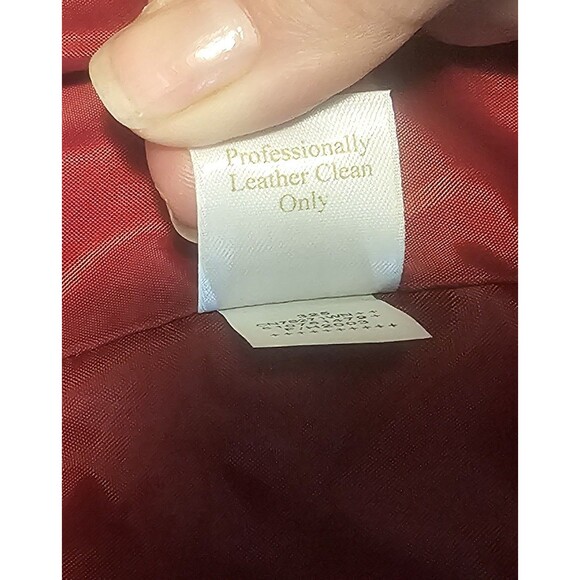 Caslon Women's Genuine Lamb Skin Red Soft Double Zipper Closure Pocket Vest 1X - Picture 10 of 13